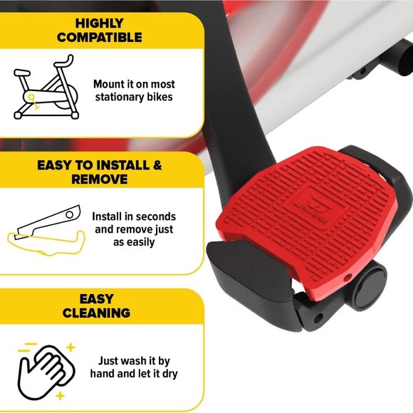 NIB - Ultraverse Pedal Converter Adapter Compatible with Peloton Bike & Bike - Picture 4 of 10